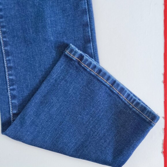 Lucky Brand Charlie jeans high rise boot crop denim blue women's size 6/28 - Picture 11 of 15